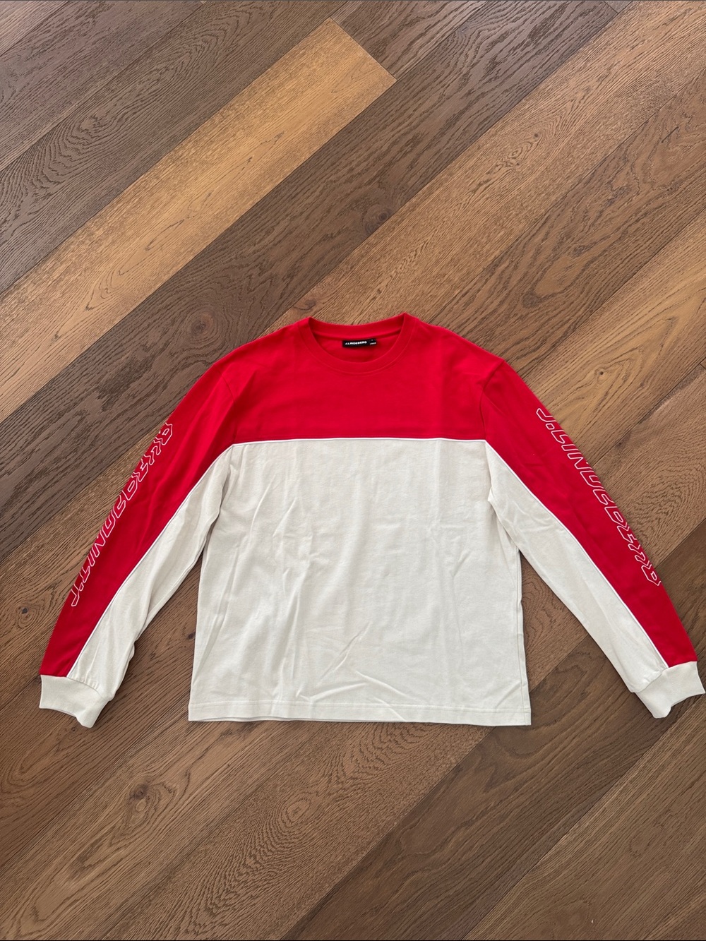 J.Lindeberg Red Crewneck T-Shirt